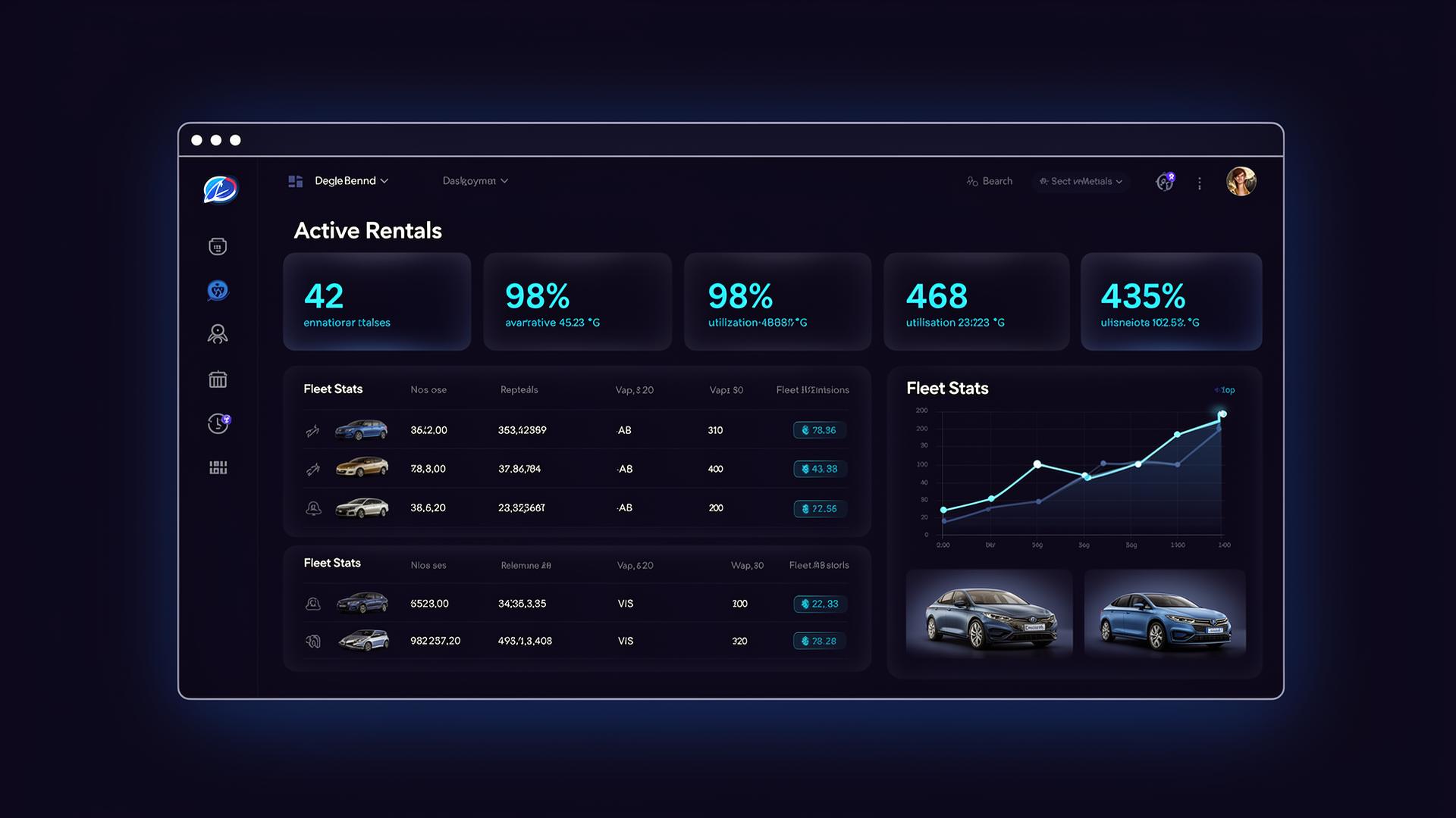 Rental Flow AI dashboard